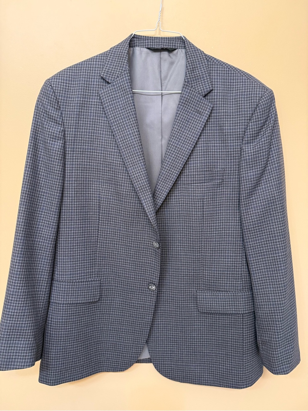 Jos. A. Bank Blue and Gray Checked Sport Coat
